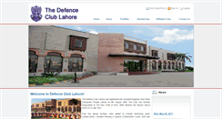 Desktop Screenshot of defenceclublahore.org